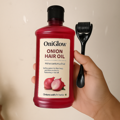 Onion Hair Oil + Derma Roller free