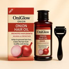 Onion Hair Oil + Derma Roller free