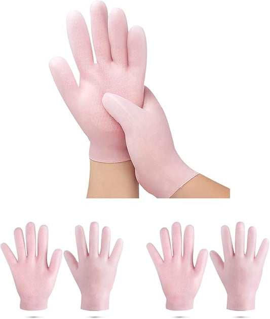 1 Pair Hands Care Silicone Gloves Moisturizing Silicone